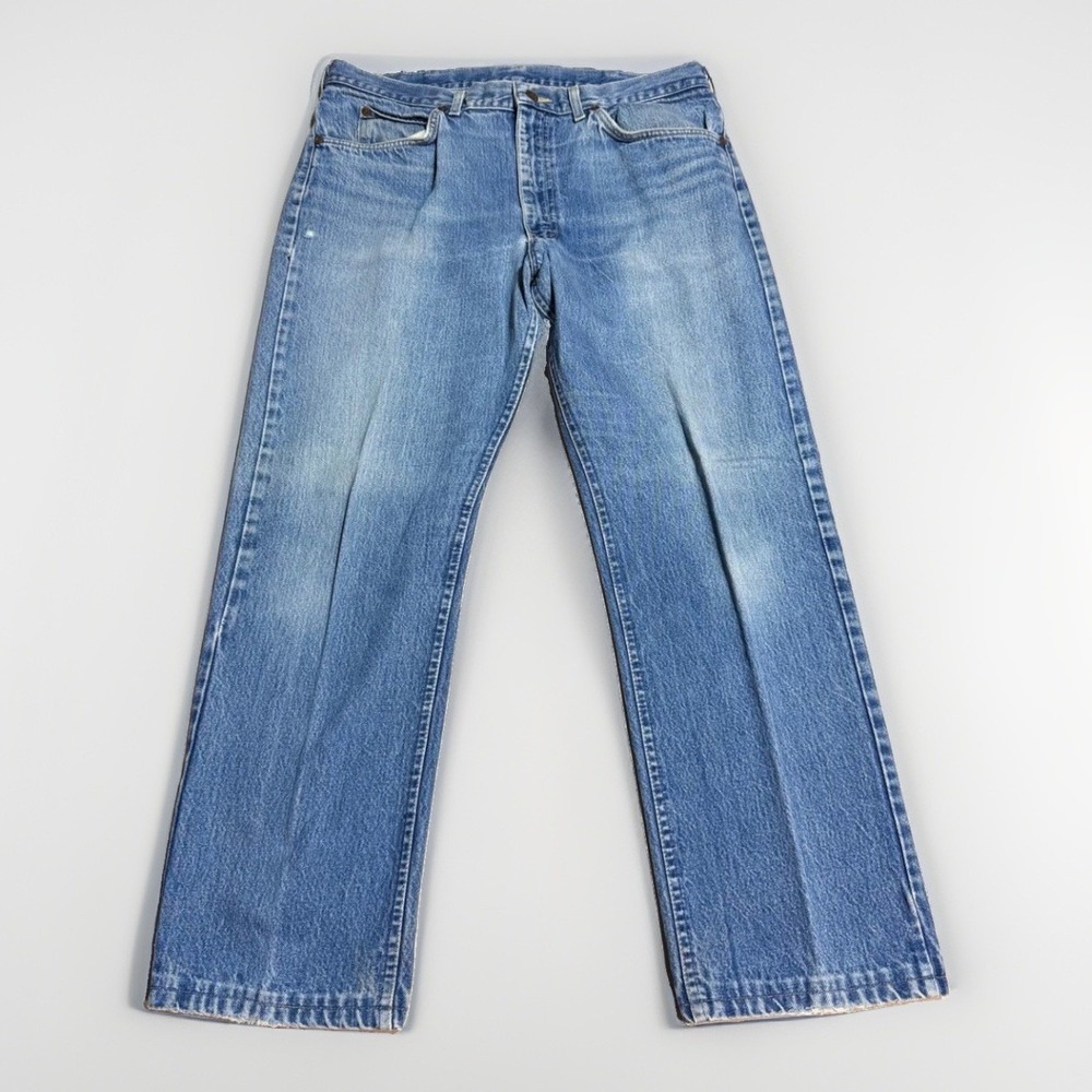 Lee Jeans 35x30 (measured) Men Vintage Straight Leg union made Denim Made in USA